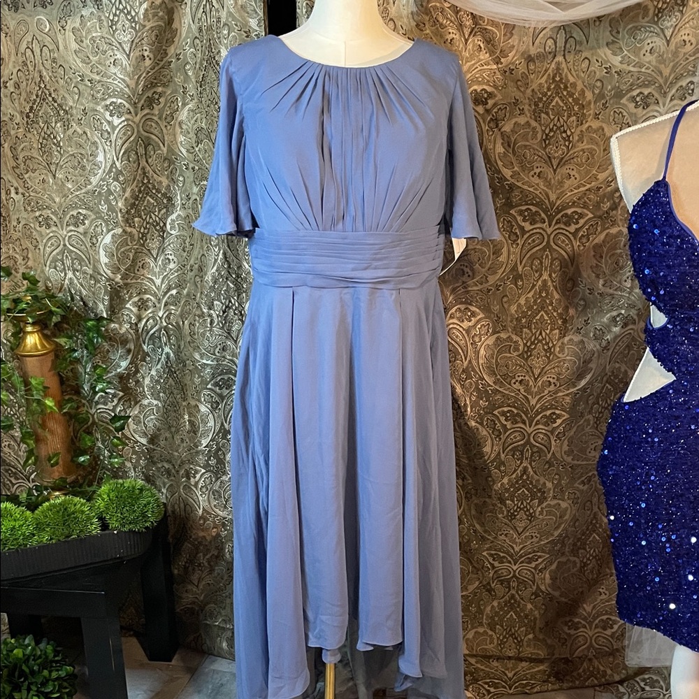 Elegant Blue Dress for mother of the bride or groom, our bridal shower size 10